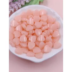 10 piezas/set Cuenta DIY en forma de corazón