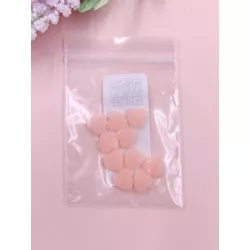 10 piezas/set Cuenta DIY en forma de corazón