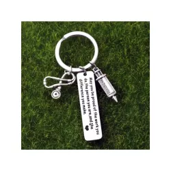Llavero regalos a medicos para cuidado interesante creatividad de acero inoxidable