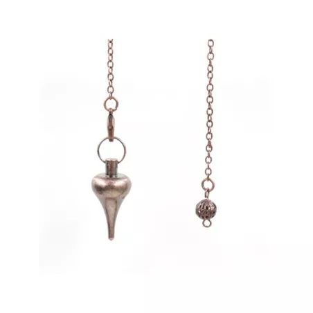 Simple Copper Solid Color Conical Bead Charm Chain For Necklace Bracelet Making