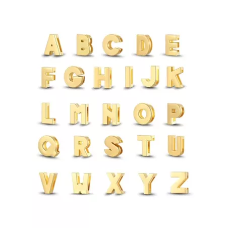 1 pieza Accesorio de joya DIY con diseño de letra