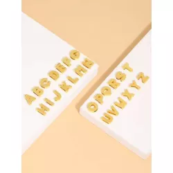 1 pieza Accesorio de joya DIY con diseño de letra