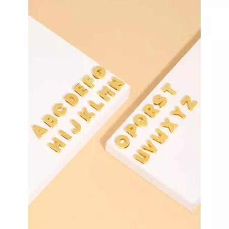 1 pieza Accesorio de joya DIY con diseño de letra