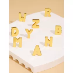 1 pieza Accesorio de joya DIY con diseño de letra