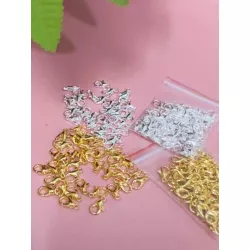 100 piezas de aleación Broche de langosta Kit para hacer joyas para DIY Accesorios