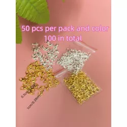 100 piezas de aleación Broche de langosta Kit para hacer joyas para DIY Accesorios