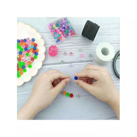 1 rollo acerca de 45 metros 1MM elástico hilo DIY cuentas hilo adecuado para Bisutería Pulsera fabricación de collares