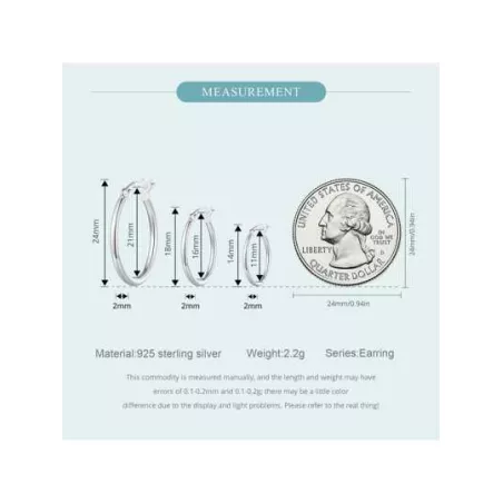 2023 nuevo 1 par individualidad S925 plata blanco simple circular elemento clásico moda Arete para mujeres elegante diseño Bisut