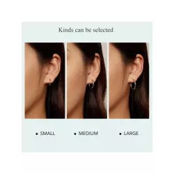 2023 nuevo 1 par individualidad S925 plata blanco simple circular elemento clásico moda Arete para mujeres elegante diseño Bisut