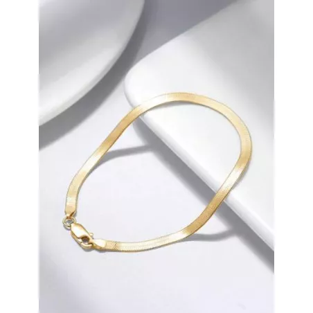 1 pieza Pulsera de moda minimalista plata para mujeres para decoración diaria