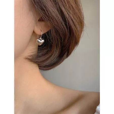 3 piezas/1 juego moda plata esterlina Pendientes largos Collar con colgante Set joya para mujeres para regalo