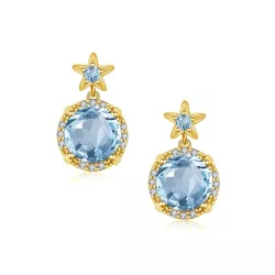 3 piezas/set único & elegante flor con diseño de pétalo natural negro jaspe piedra del zodíaco temático Set joya colgante de ani