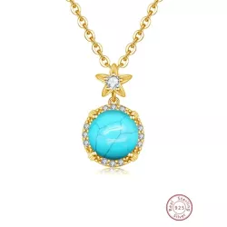 3 piezas/set único & elegante flor con diseño de pétalo natural negro jaspe piedra del zodíaco temático Set joya colgante de ani