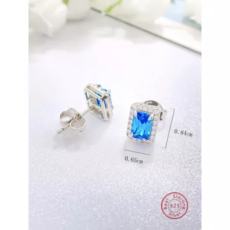 3 piezas dulce con versátil plata 925 & zirconia cúbica Pendientes con Set collar , adecuado para diariamente desplazamientos ,