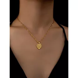 1 pieza Collar con accesorio de corazón