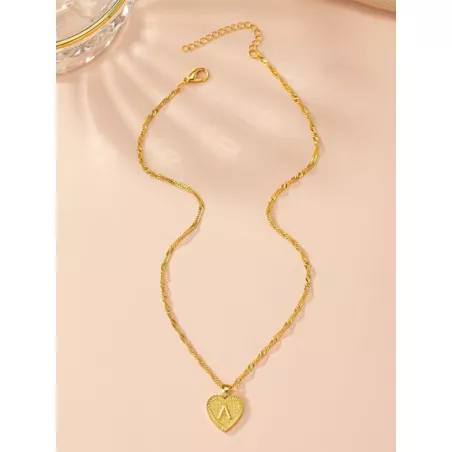 1 pieza Collar con accesorio de corazón