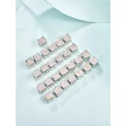 1 pieza Collar con colgante para mujeres cuadrado con diferente , de moda con versátil