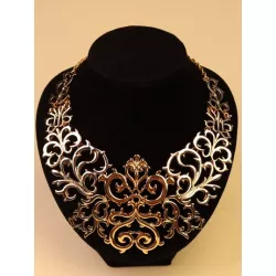 1 pieza Collar babero vintage aleación de zinc con abertura para mujeres para banquete fiesta de graduación