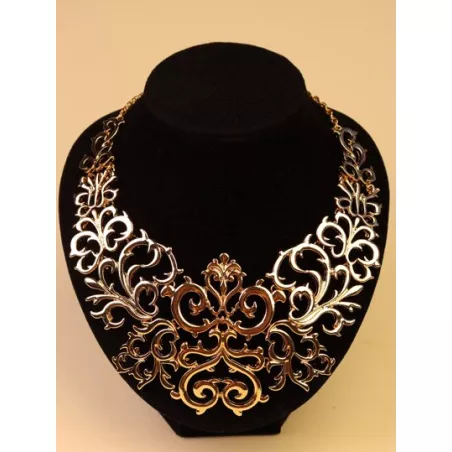 1 pieza Collar babero vintage aleación de zinc con abertura para mujeres para banquete fiesta de graduación