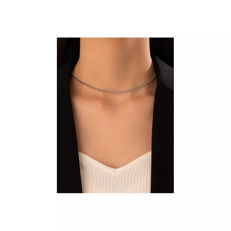 Collar de cadena minimalista