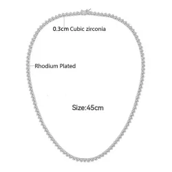 Collar zirconia cúbica