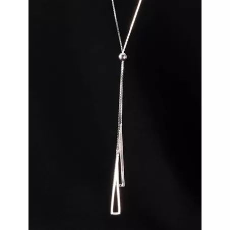 Collar con colgante geométrico con abertura triángulo con guay estilo para gama alta clavícula con cadena con personalizado