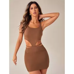 Neu Vestido deportivo con abertura con cordón trasero cintura