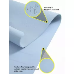 1 pieza Alfombra unicolor plegable Yoga