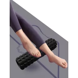 mini Yoga Rodillo de aptitud física Masaje Espuma Rodillo , punto de ruptura relajación muscular , hueco Rodillo para piernas co