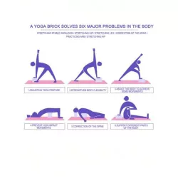 1 pieza Bloque de yoga