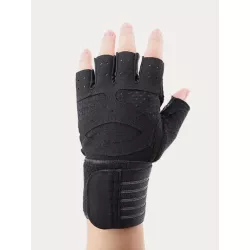 1 par Guantes negro de aptitud física