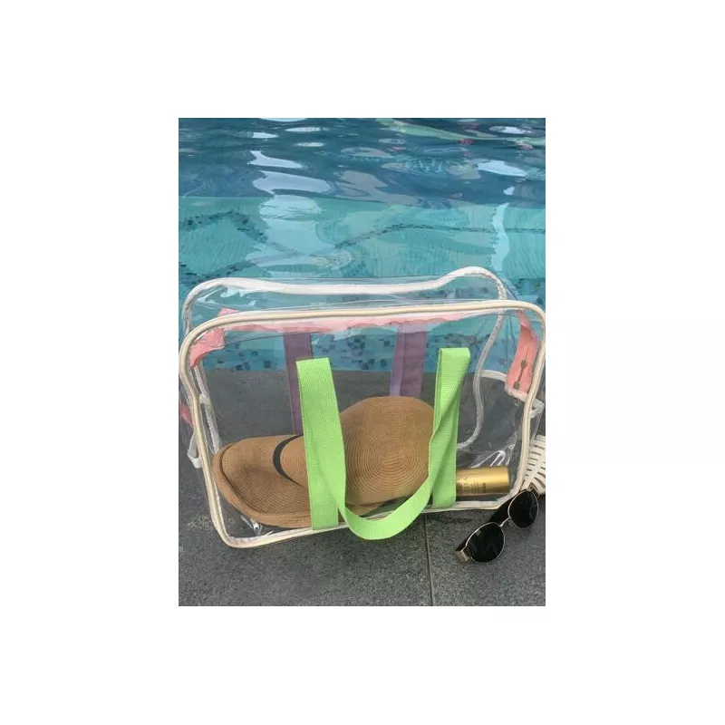 Bolsa de natación multicolor impermeable con de gran capacidad, adecuado para playa vacación