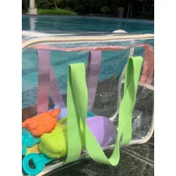 Bolsa de natación multicolor impermeable con de gran capacidad, adecuado para playa vacación