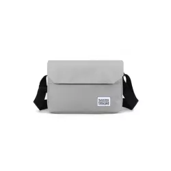 1 pieza casual gris Bolso bandolera Bolso de hombro , estilo simple , adecuado para senderismo con de viaje