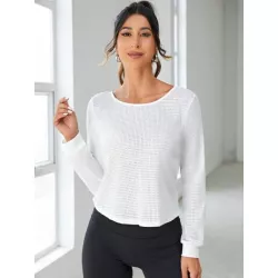 Sudadera deportiva girante de espalda abierta