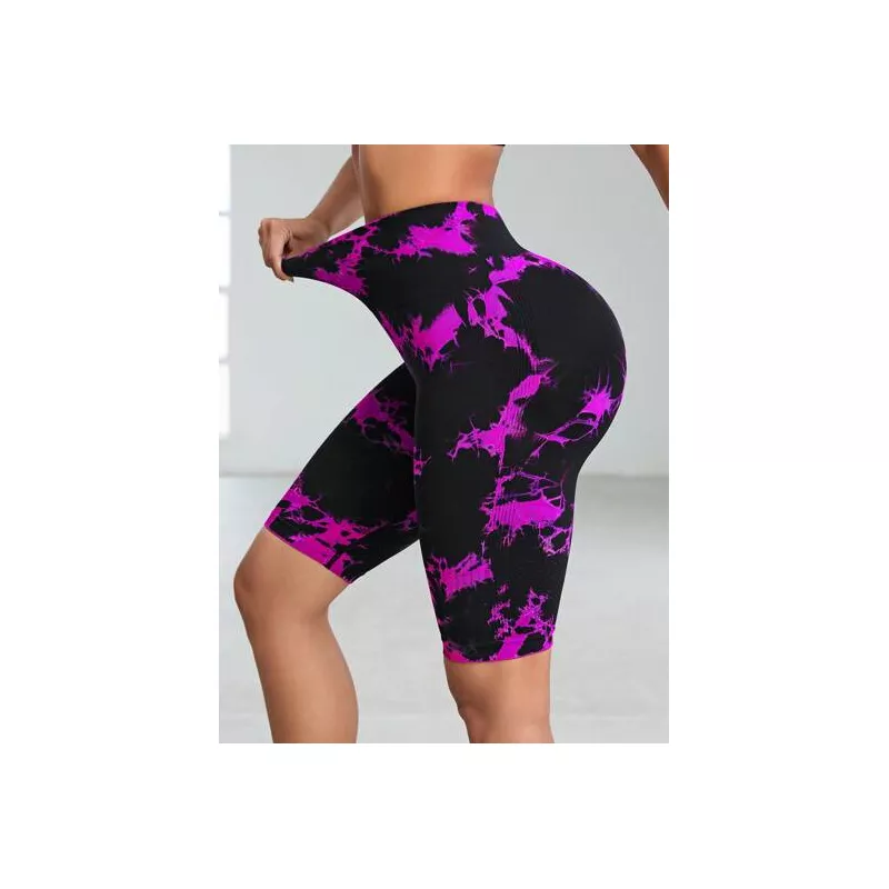 Pantalones cortos deportivos Mujer Tie-Dye Estampado Random