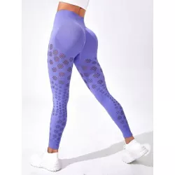 Leggings deportivos con abertura control de barriga