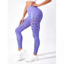 Leggings deportivos con abertura control de barriga