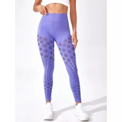 Leggings deportivos con abertura control de barriga