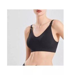 Maternidad Sujetador de lactancia unicolor inalámbrico