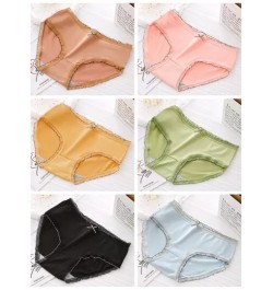 6 piezas Braguitas dulce cintura media triángulo