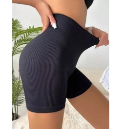 Shorts de cintura ancha tejido de canalé