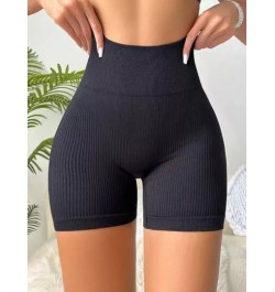 Shorts de cintura ancha tejido de canalé