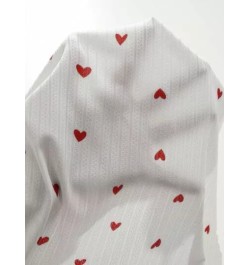 Vestido de dormir de tirantes con estampado de corazón con lazo delantero de muslo con abertura