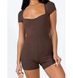 Mono deportivo unicolor escote corazón