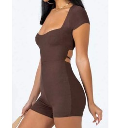 Mono deportivo unicolor escote corazón