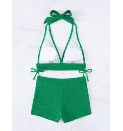 Bañador bikini halter con cordón lateral