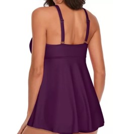 Traje De Baño Tankini Para Mujer Con Tirantes Y Parte Inferior De Calzoncillos