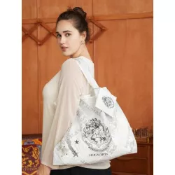 HARRY POTTER X  1 pieza Bolsa de compra con estampado de dibujos animados plegable