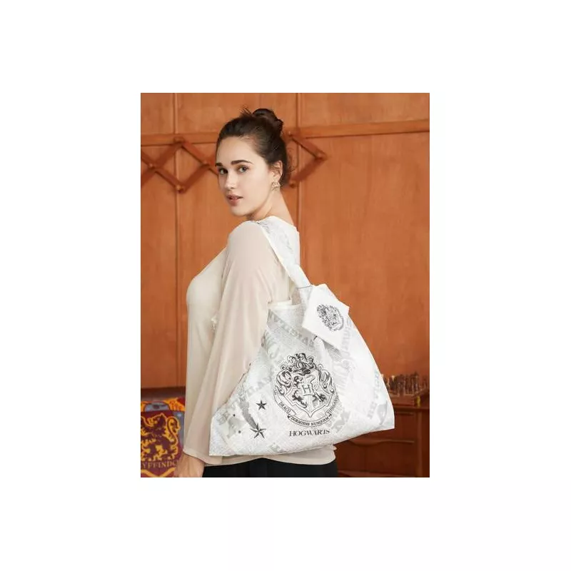 HARRY POTTER X  1 pieza Bolsa de compra con estampado de dibujos animados plegable